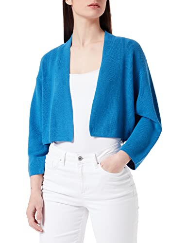 TOM TAILOR Damen Strickjacke 1031185, 28853 - Vallarta Blue, L von TOM TAILOR