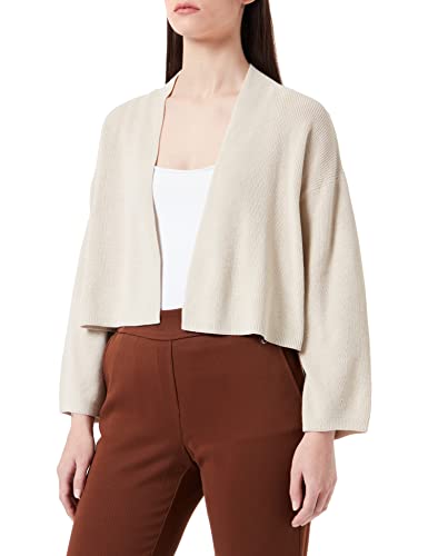 TOM TAILOR Damen Strickjacke 1031185, 29517 - Sand Stone Beige, M von TOM TAILOR