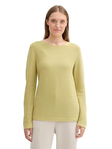 TOM TAILOR Damen Strickpullover aus Bio-Baumwolle von TOM TAILOR