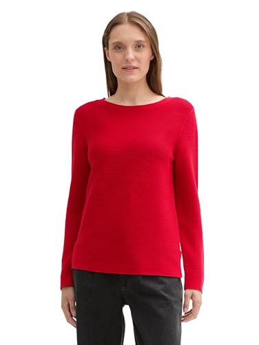 TOM TAILOR Damen Strickpullover aus Bio-Baumwolle von TOM TAILOR