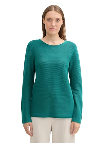 TOM TAILOR Damen Strickpullover aus Bio-Baumwolle von TOM TAILOR