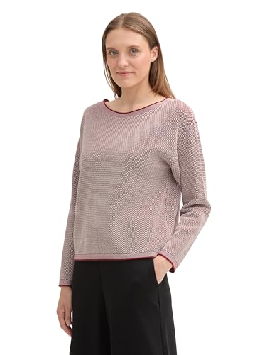 TOM TAILOR Damen Strickpullover aus Bio-Baumwolle von TOM TAILOR