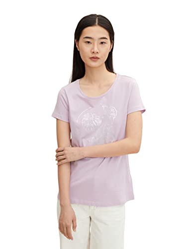 TOM TAILOR Damen T-Shirt mit Print 1032138, 28804 - Iris Flower, XS TOM TAILOR Damen T-Shirt mit Print 1032138, 28804 - Iris Flower, XS von TOM TAILOR