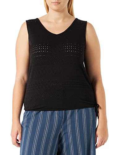 TOM TAILOR Damen T-Shirt mit Spitze 1031229, 14482 - Deep Black, L TOM TAILOR Damen T-Shirt mit Spitze 1031229, 14482 - Deep Black, L von TOM TAILOR
