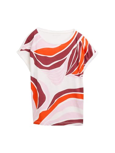 TOM TAILOR Damen 1047064 T-Shirt, 10315-Whisper White, XS TOM TAILOR Damen 1047064 T-Shirt, 10315-Whisper White, XS von TOM TAILOR