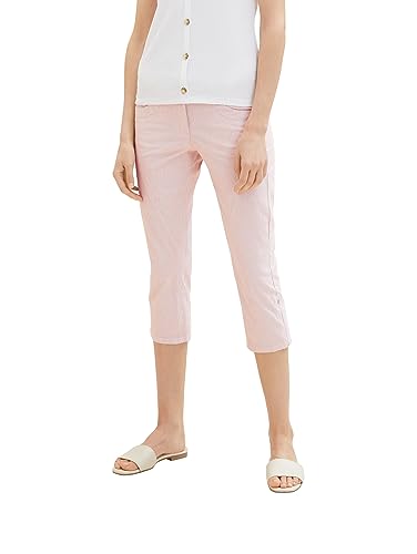 TOM TAILOR Damen Tapered Relaxed Fit Capri Hose von TOM TAILOR