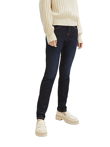 TOM TAILOR Damen Tapered Relaxed Jeans , Rinsed Blue Denim, 28/32 TOM TAILOR Damen Tapered Relaxed Jeans , Rinsed Blue Denim, 28/32 von TOM TAILOR