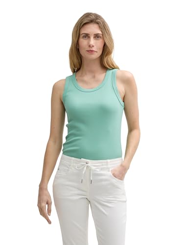TOM TAILOR Damen 1046413 Top, 13010-Faded Green, XXS von TOM TAILOR