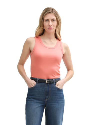 TOM TAILOR Damen 1046413 Top, 14980-Rosewood Pink, XXL von TOM TAILOR