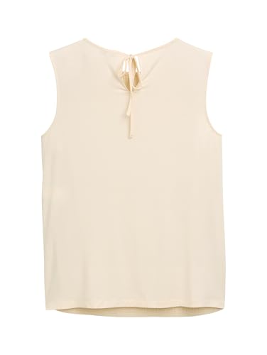 TOM TAILOR Damen 1046416 Top, 37762-Champagne, L von TOM TAILOR