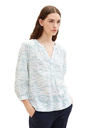 TOM TAILOR Damen Tunica Bluse mit Muster von TOM TAILOR