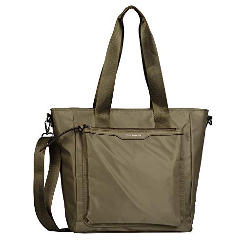 TOM TAILOR bags VIONA Damen Shopper L, sage, 40x15x32 von TOM TAILOR