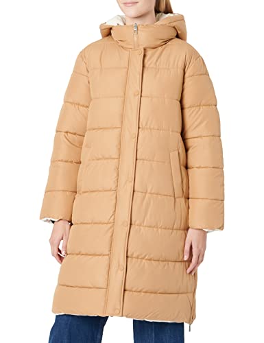 TOM TAILOR Damen Wende Puffermantel 1032493, 27841 - Soft Light Camel, 3XL von TOM TAILOR