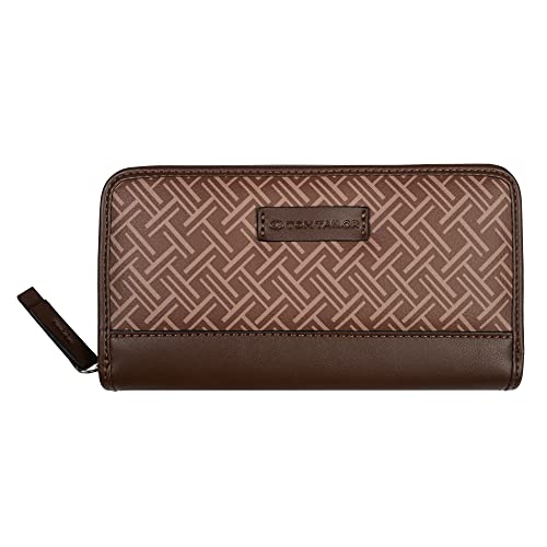 TOM TAILOR bags Yoki Damen Geldbörse Portemonnaie Reißverschluss Klein Braun von TOM TAILOR