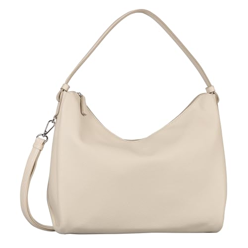 TOM TAILOR Dea Damen Hobo Bag Schultertasche Groß Weiß von TOM TAILOR