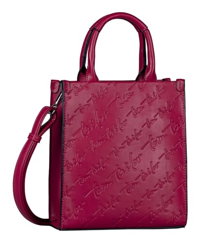 TOM TAILOR Denice Damen Shopper Umhängetasche Reißverschluss Klein Rot von TOM TAILOR