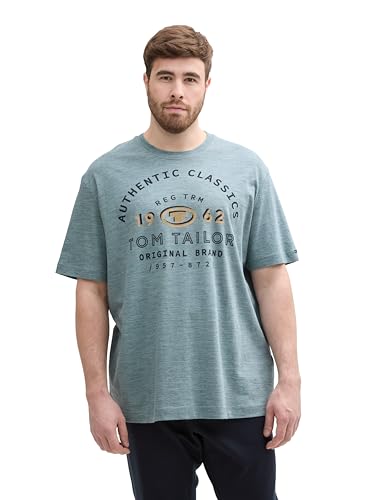 TOM TAILOR Denim Basic T-Shirt mit Logo-Stickerei, Fresh Mint Green, S TOM TAILOR Denim Basic T-Shirt mit Logo-Stickerei, Fresh Mint Green, S von TOM TAILOR