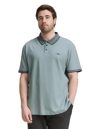 TOM TAILOR Denim Basic T-Shirt mit Print, Black, XXL von TOM TAILOR