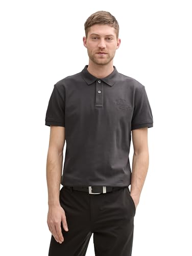 TOM TAILOR Denim Basic T-Shirt mit Stickerei, Fresh Mint Green, L von TOM TAILOR