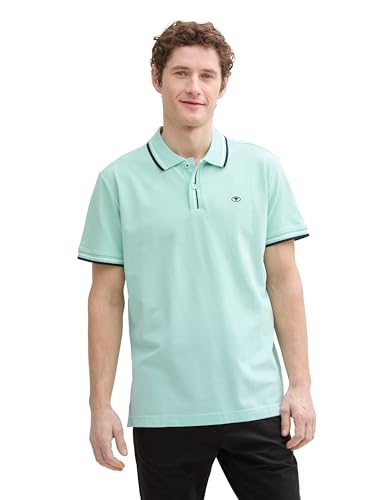 TOM TAILOR Denim Basic T-Shirt mit Stickerei, Light Dusty pink, M von TOM TAILOR