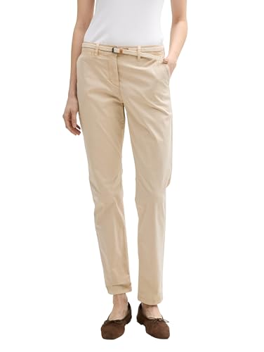 TOM TAILOR Damen 1045433 Hose, 21650 - Summer Beige, 36W / 32L EU von TOM TAILOR