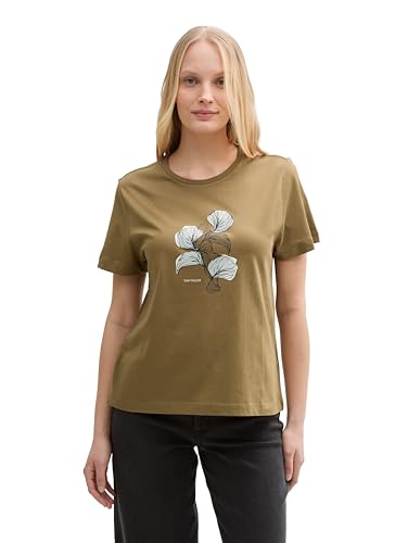 TOM TAILOR Denim Loose Fit Jacke, Soft Calm beige, L von TOM TAILOR