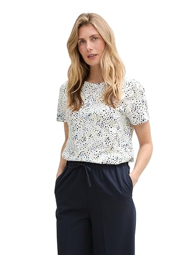 TOM TAILOR Denim Loose Fit Sweatshirt, Navy White Block Stripe, L von TOM TAILOR