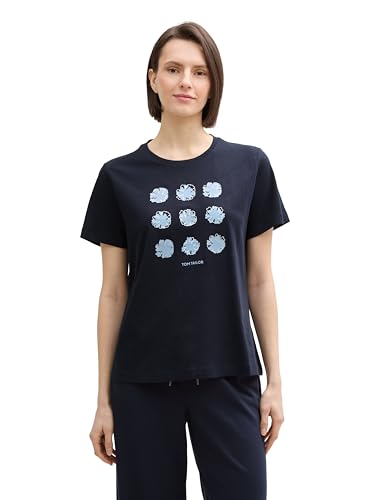 TOM TAILOR Denim Loose Fit Sweatshirt, Scarlet Red, XS von TOM TAILOR