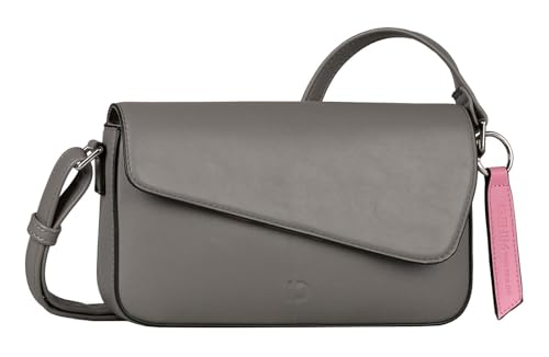 TOM TAILOR Denim Neona Damen Überschlagtasche Umhängetasche Klein Grau von TOM TAILOR
