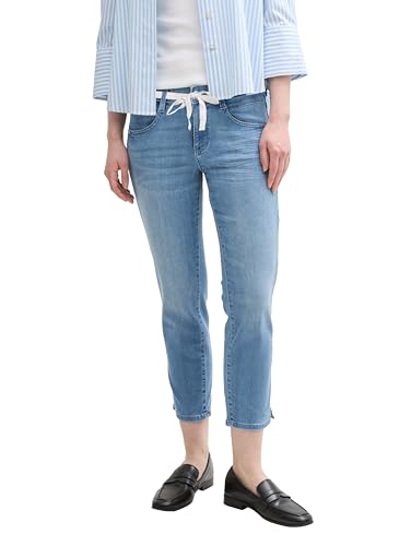 TOM TAILOR Denim Relaxed Fit Shorts mit Gürtel, deep Black, XXL von TOM TAILOR