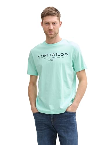 TOM TAILOR Denim TTAEDAN Straight Fit Jeans, Used Mid Stone Blue Denim, 33/32 von TOM TAILOR