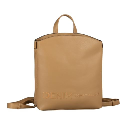 TOM TAILOR Denim Zephyra Damen Rucksack Backpack, 9 L Braun von TOM TAILOR