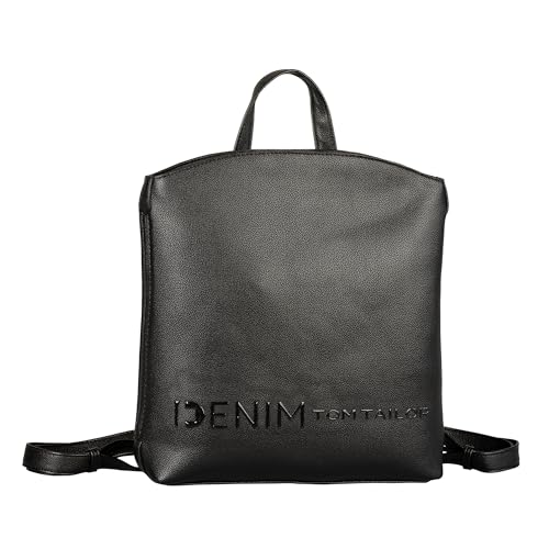 TOM TAILOR Denim Zephyra Damen Rucksack Backpack, 9 L Schwarz von TOM TAILOR