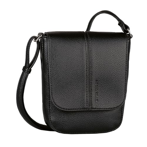 TOM TAILOR Dorine Damen Überschlagtasche Umhängetasche Mini Schwarz von TOM TAILOR