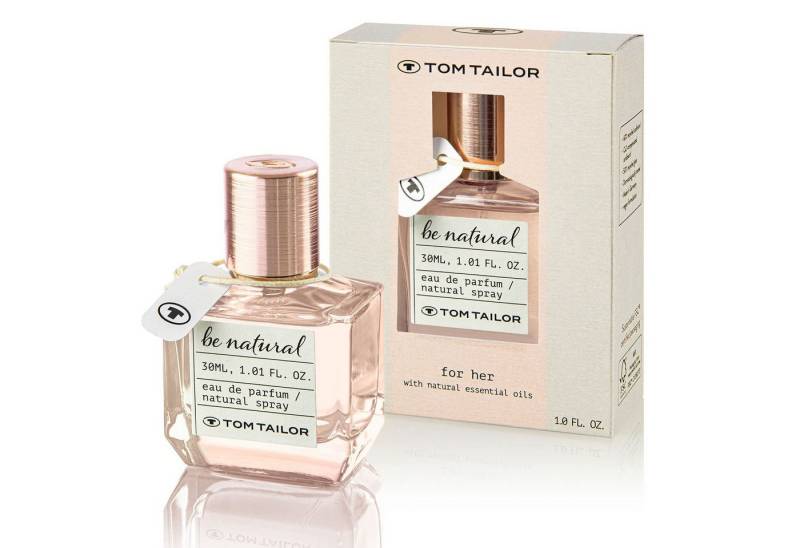 TOM TAILOR Eau de Parfum be natural Damen Parfüm EdP Natural Spray 30ml von TOM TAILOR