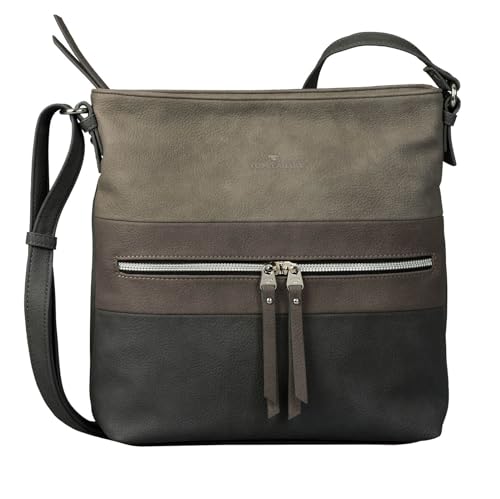 TOM TAILOR Ellen Damen Umhängetasche Crossbody Bag Groß Grey von TOM TAILOR