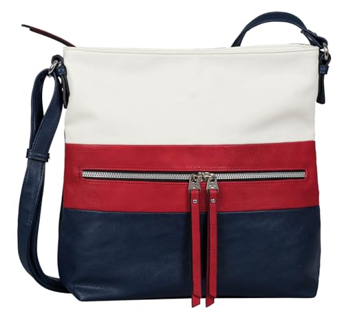 TOM TAILOR Ellen Damen Umhängetasche Crossbody Bag Mittelgroß Blau von TOM TAILOR