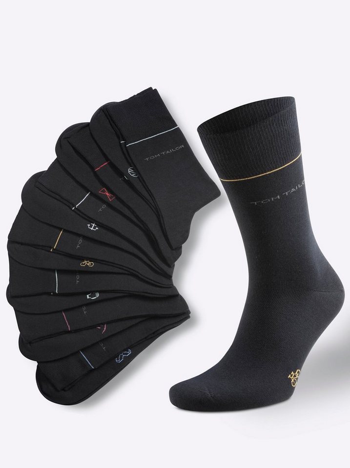 TOM TAILOR Freizeitsocken Herren-Socken . (7-Paar) von TOM TAILOR