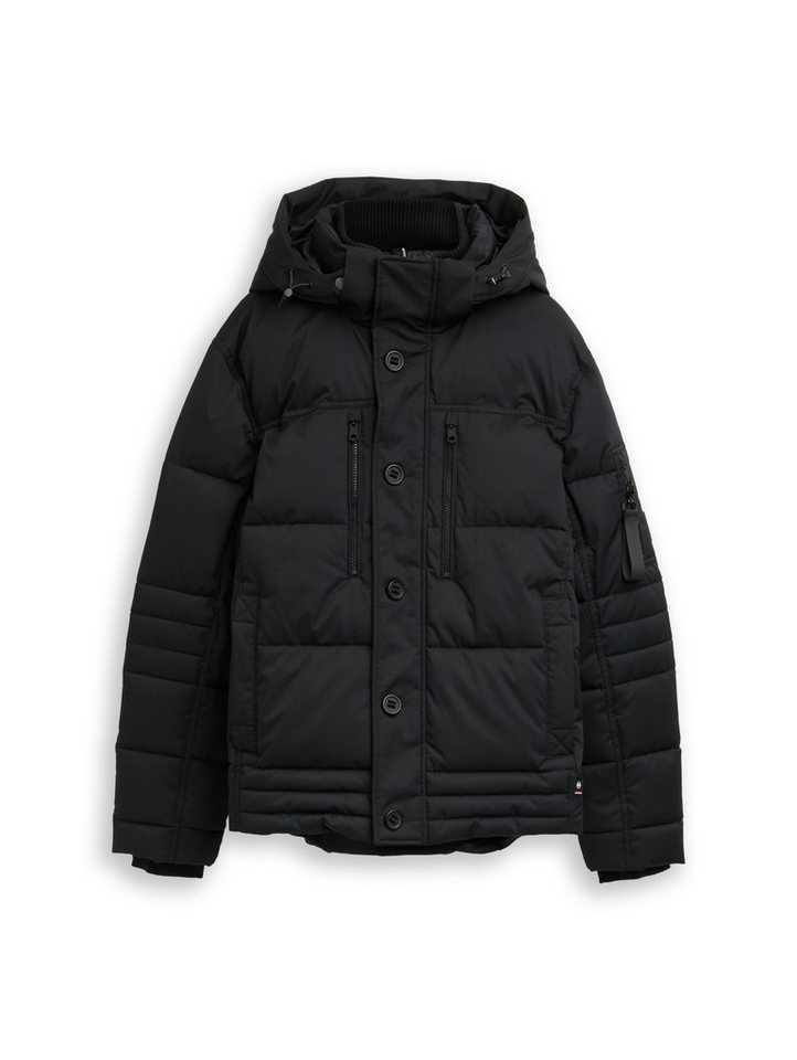 TOM TAILOR Funktionsjacke Puffer-Jacke mit abnehmbarer Kapuze - Regular Fit von TOM TAILOR