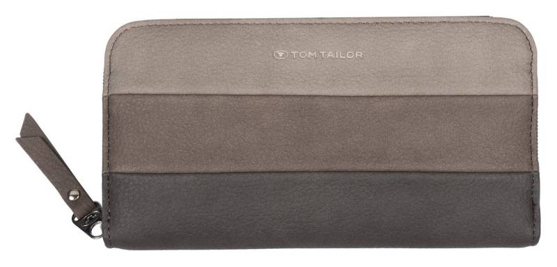 TOM TAILOR Geldbörse ELLEN Long zip wallet, im modischen Streifendesign von TOM TAILOR