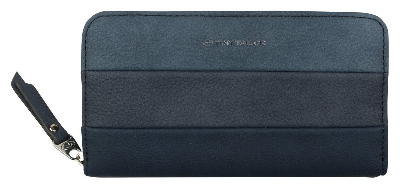 TOM TAILOR Geldbörse ELLEN Long zip wallet, im modischen Streifendesign von TOM TAILOR