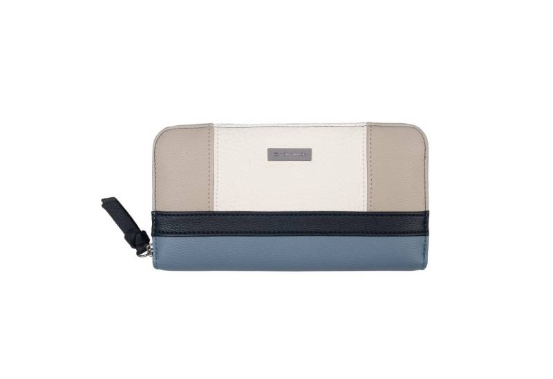 TOM TAILOR Geldbörse Juna, soft genarbte ledrige Materialien mit glänzenden Metall-Accessoires von TOM TAILOR