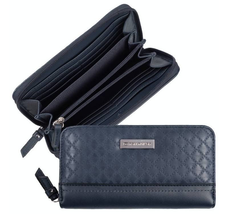 TOM TAILOR Geldbörse Langbörse Reißverschluss blau von TOM TAILOR