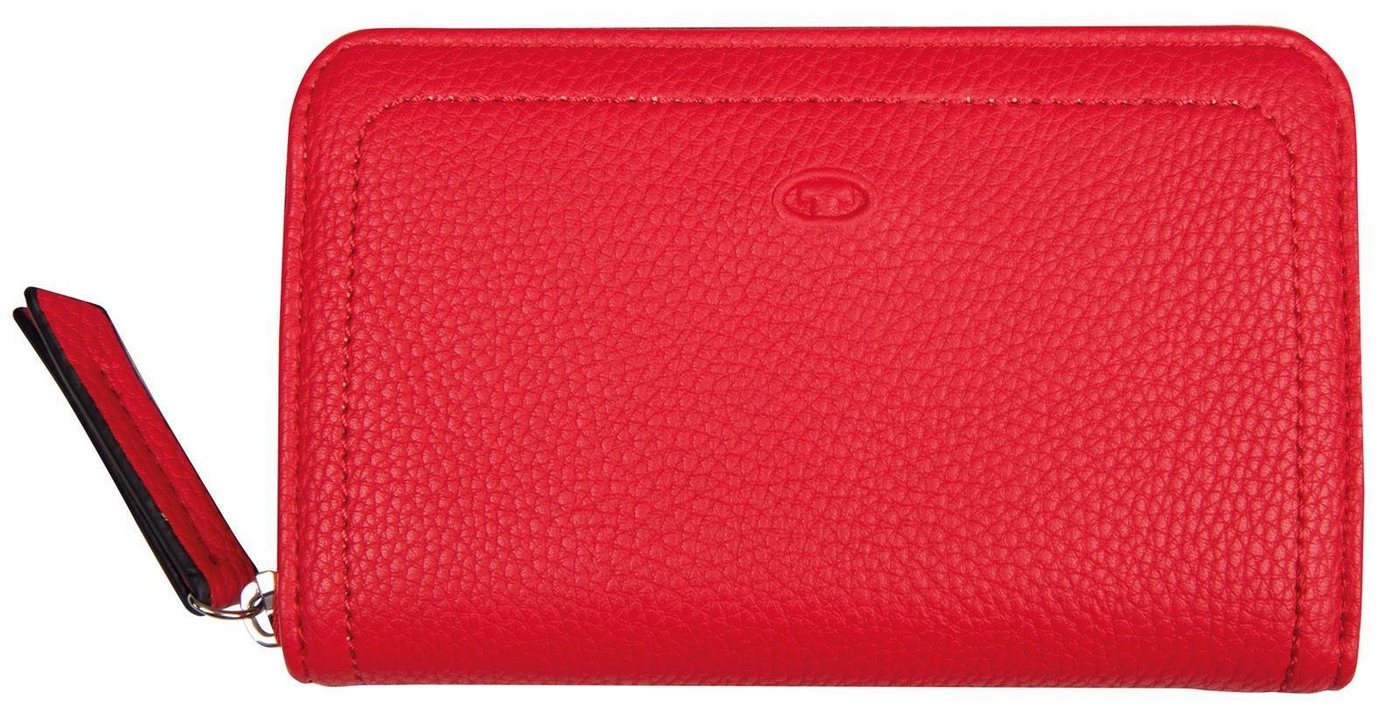 TOM TAILOR Geldbörse TOM TAILOR, ELA, Reißverschluss Geldbörse, Damen 16,5x10x3 40 RED von TOM TAILOR