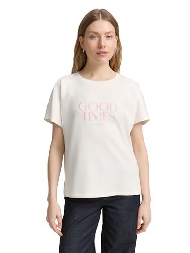 TOM TAILOR Henley Langarmshirt mit Muster, Berry red Check Design, XXL von TOM TAILOR