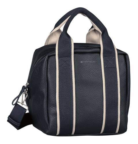 TOM TAILOR Hermia Damen Shopper Umhängetasche Reißverschluss Groß Blau von TOM TAILOR