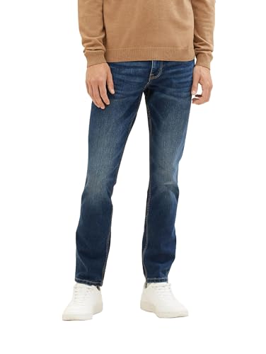TOM TAILOR Herren 1007860 Josh Regular Slim Jeans, Mid Stone Wash Denim, 30W / 32L EU von TOM TAILOR