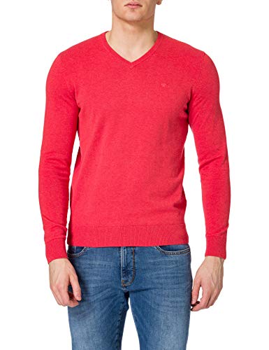 TOM TAILOR Herren Basic Strickpullover mit V-Ausschnitt von TOM TAILOR