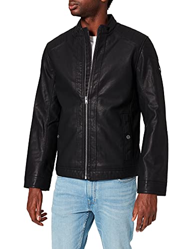 TOM TAILOR Herren Bikerjacke aus Kunstleder von TOM TAILOR