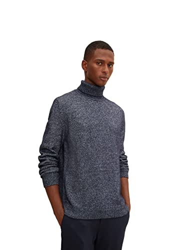 TOM TAILOR Herren 1029678 Pullover, 13160 - Knitted Navy Melange, XL von TOM TAILOR